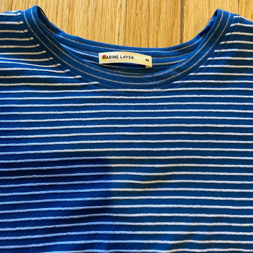 Marine Layer Lydia Textured Stripe Top